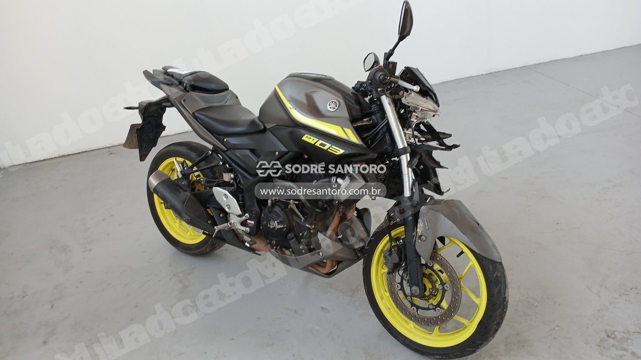 Yamaha Mt03 Abs 2019 em leilao em Caçapava/SP