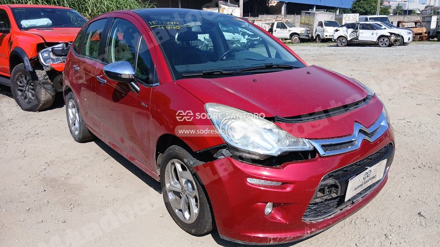 Citroen C3 120M Exclusiv 2013 em leilão em Guarulhos/SP