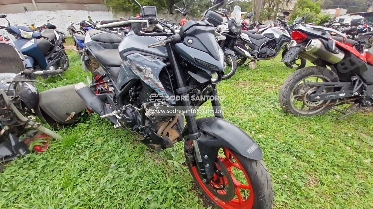 Yamaha Mt03 Abs 2022 em leilão em São José dos Pinhais/PR