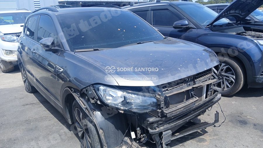 Volkswagen T Cross Cl Tsi 2022 em leilão em Guarulhos/SP