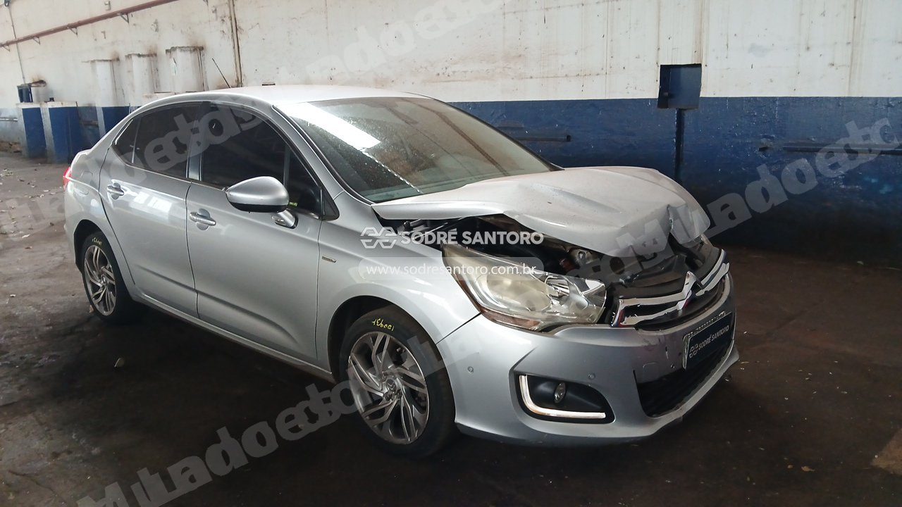 Citroen C4L A Thp Excl 2014 em leilao em Ribeirão Preto/SP