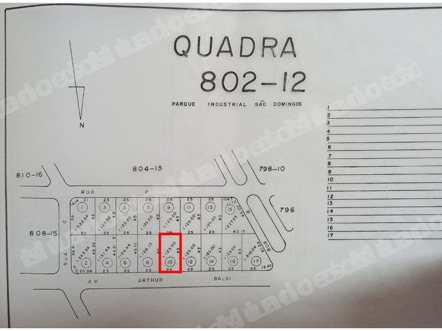 Terreno de 1125 m2 em leilão em Barra Bonita/SP