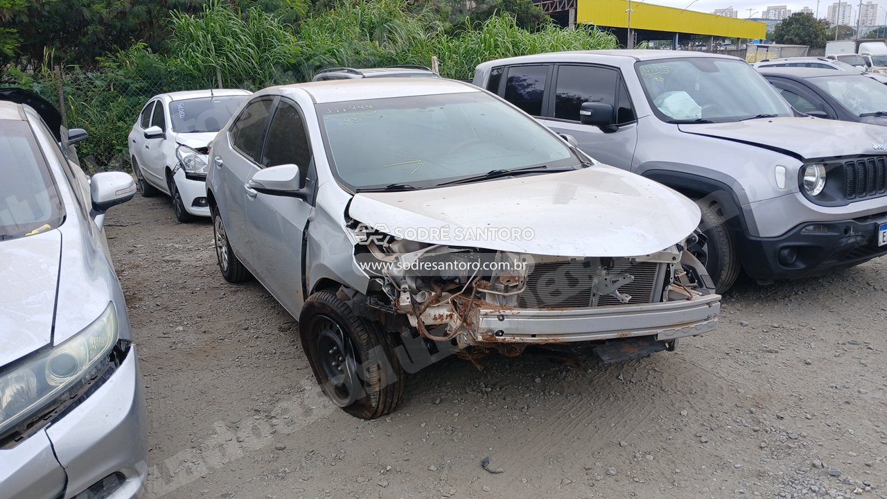 Toyota Corolla Gli18 Cvt 2018 em leilão em Guarulhos/SP