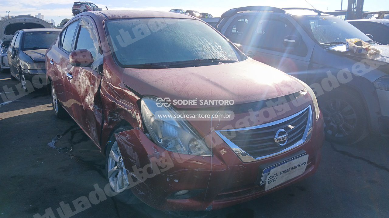 Nissan Versa 16Sl Flex 2013 em leilao em Brasil