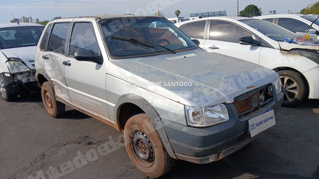 Fiat Uno Mille Way Econ 2009 em leilao em Brasil
