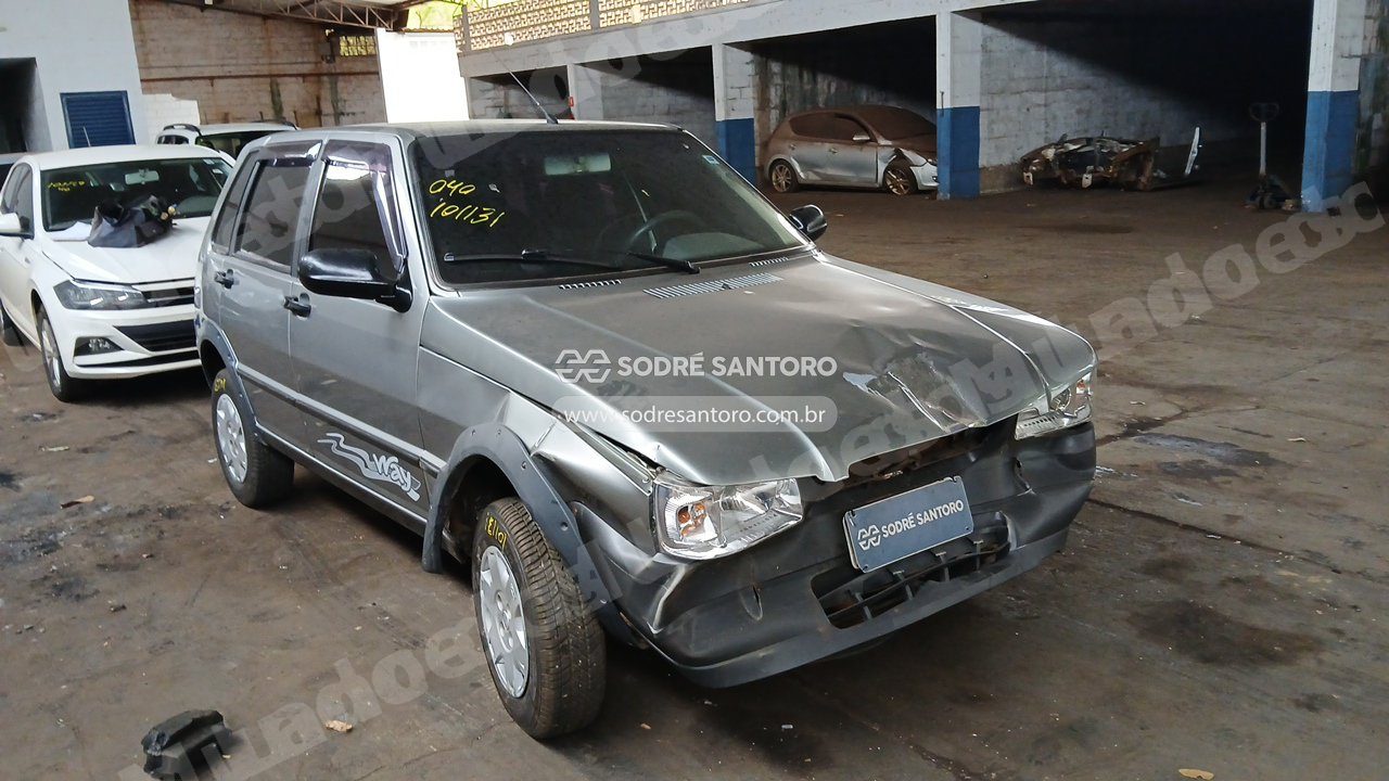 Fiat Uno Mille Way Econ 2013 em leilão em Ribeirão Preto/SP - Lote 2