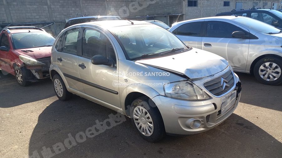 Citroen C3 Glx 14 Flex 2009 em leilão em Monte Mor/SP
