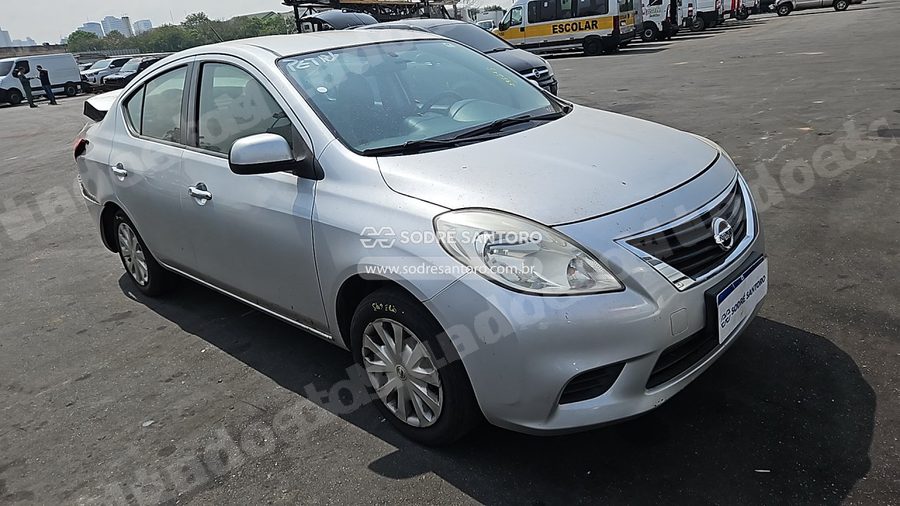 Nissan Versa 16Sv Flex 2012 em leilão em Guarulhos/PR