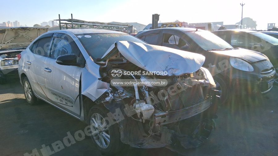 Toyota Yaris Sd Xl 15 At 2019 em leilão em Guarulhos/SP