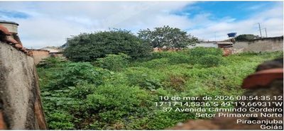 Terreno em leilao em Piracanjuba/GO