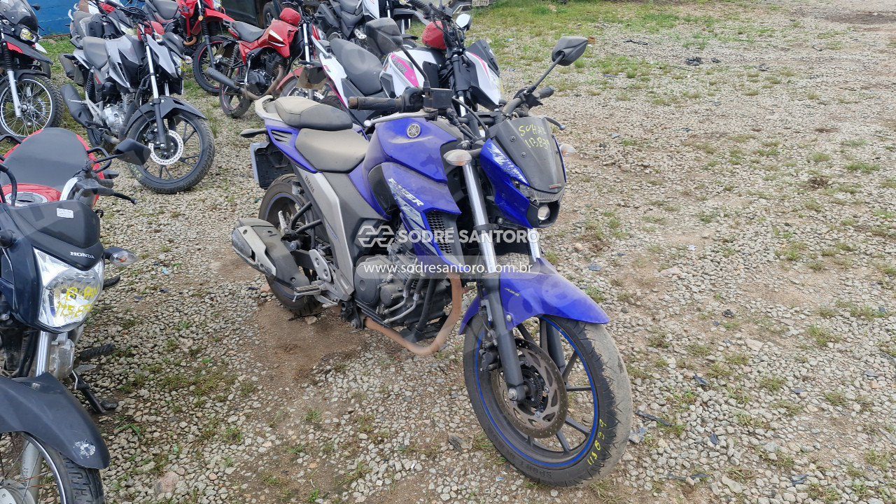 Yamaha Fz25 Fazer 2022 em leilão em São José dos Pinhais/PR