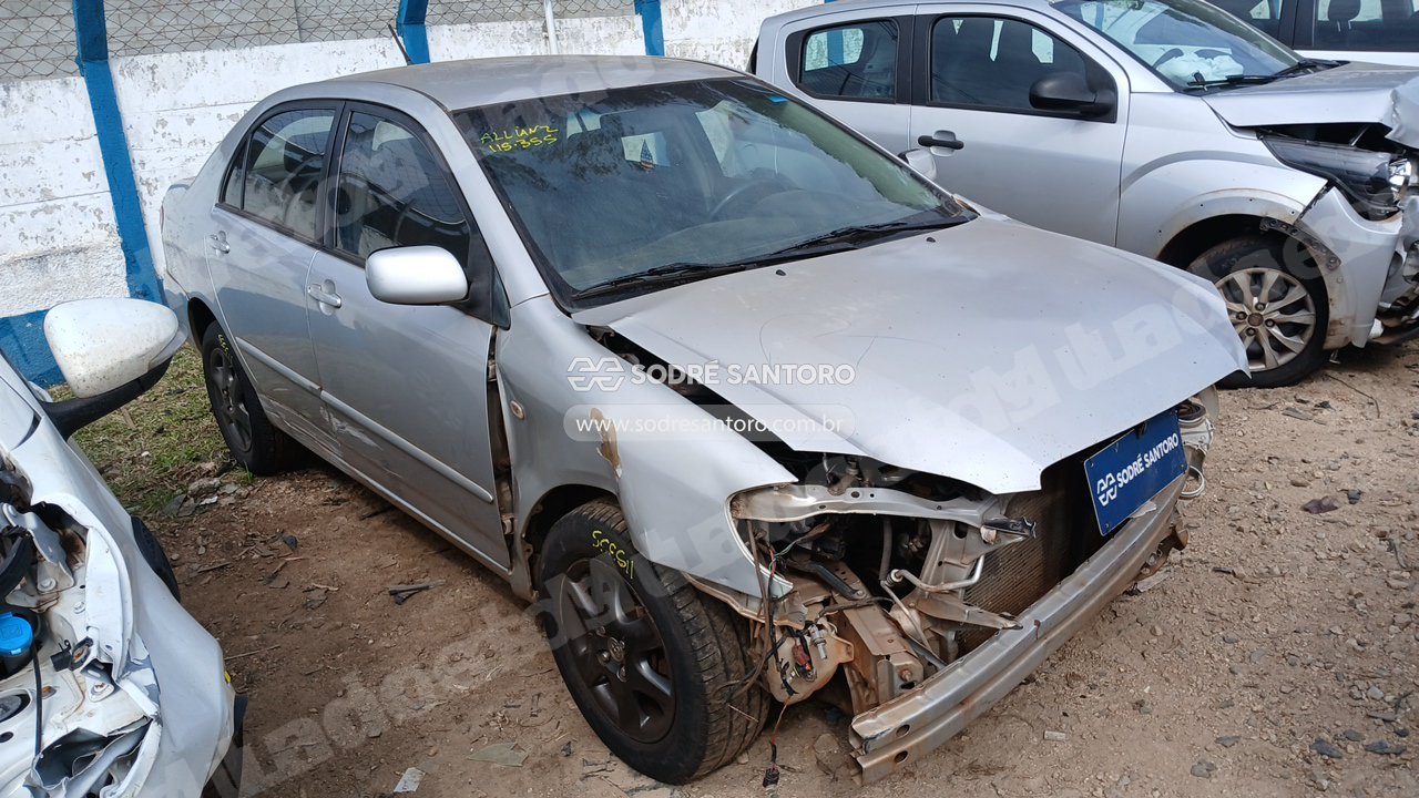 Toyota Corolla Seg18Vvt 2003 em leilão em São José dos Pinhais/PR