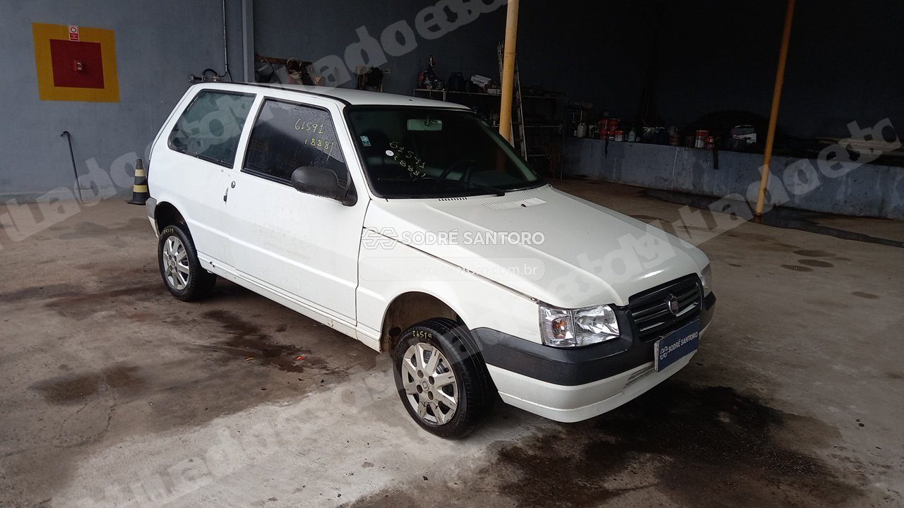 Fiat Uno Mille Economy 2012 em leilão em Bauru/SP