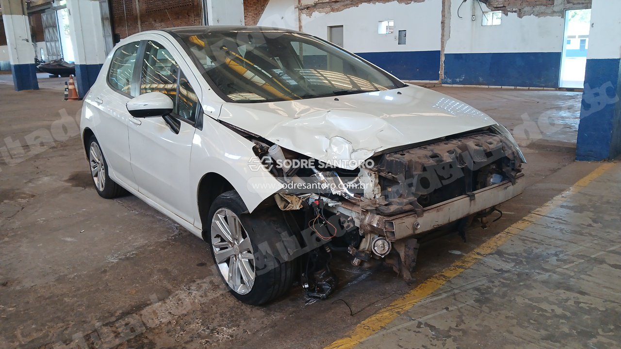 Peugeot 308 Allure 2016 em leilão em Sertãozinho/SP