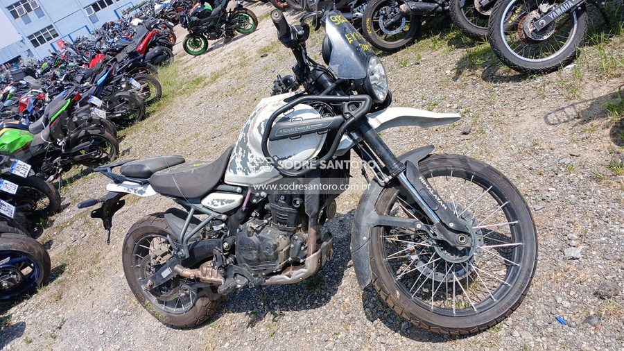 Royal Enfield Himalayan 2026 em leilão em Guarulhos/SP