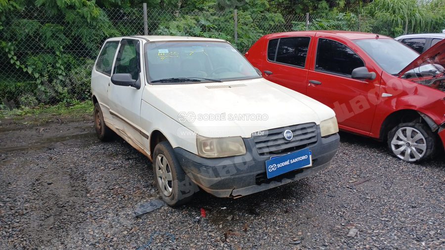 Fiat Uno Mille Fire Flex 2008 em leilão em Guarulhos/SP