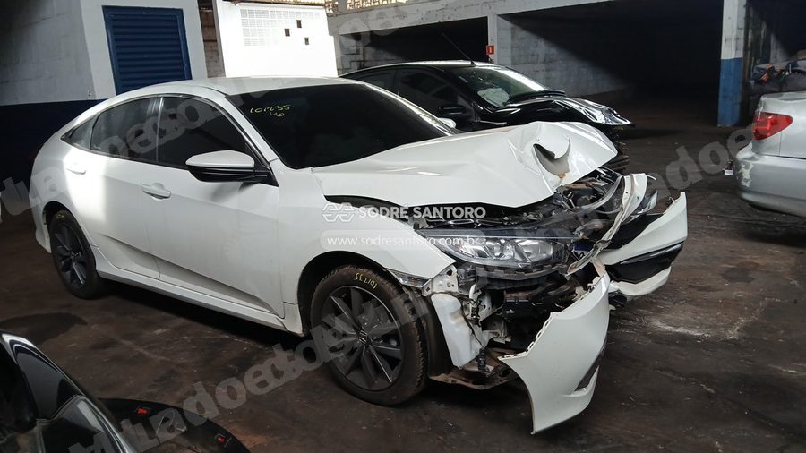 Honda Civic Lx Cvt 2021 em leilão em Ribeirão Preto/SP