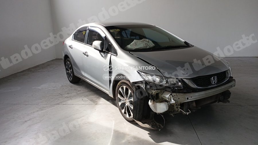 Honda Civic Lxr 2015 em leilão em Caçapava/SP