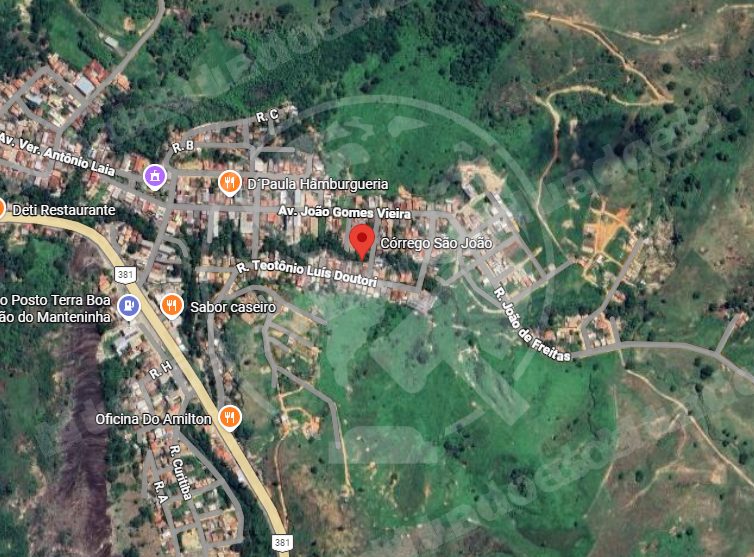 Terreno em leilão em São João do Manteninha/MG