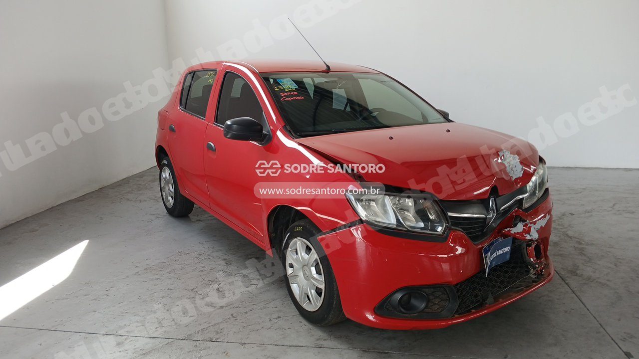 Renault Sandero Auth 10 2019 em leilao em Caçapava/SP