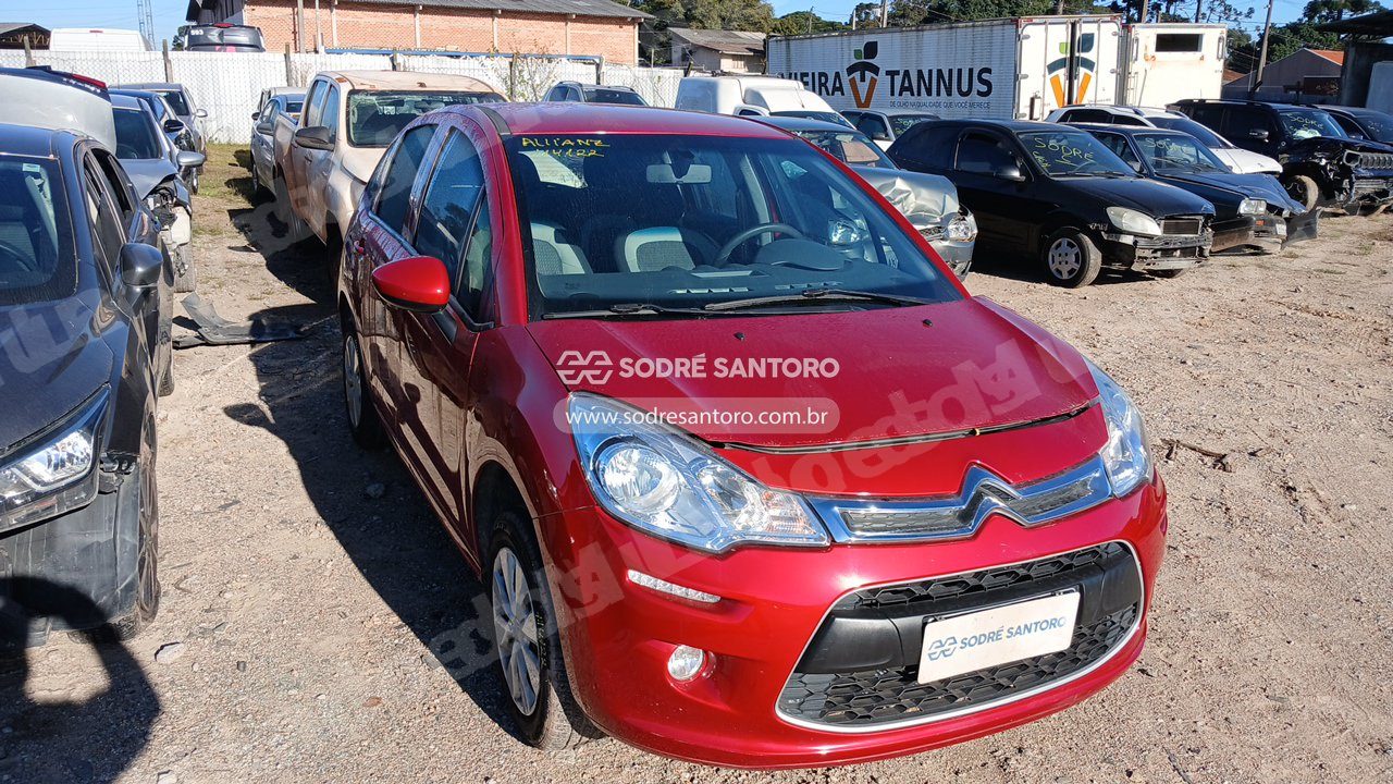 Citroen C3 Ptech M Attr 2018 em leilao em Sj. dos Pinhais/PR