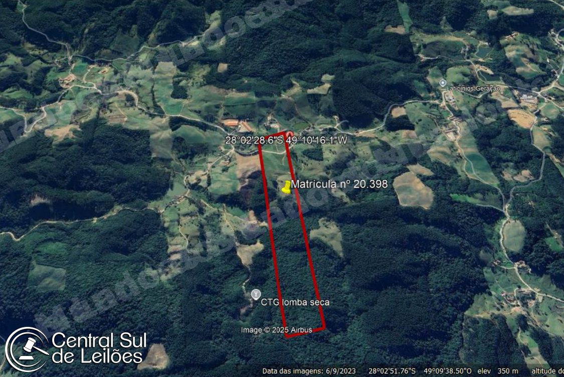 Terreno em leilao em Braço do Norte/SC