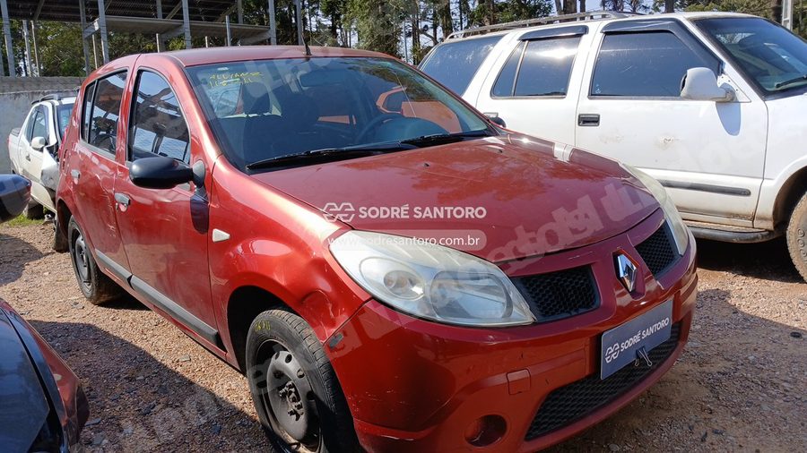 Renault Sandero Exp 16 2009 em leilão em São José dos Pinhais/PR