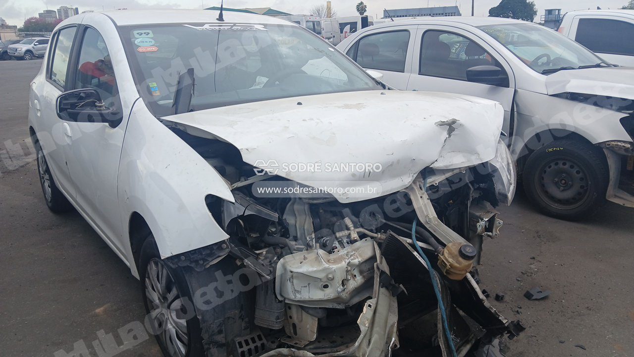 Renault Sandero Expr 16 2016 em leilao em Brasil