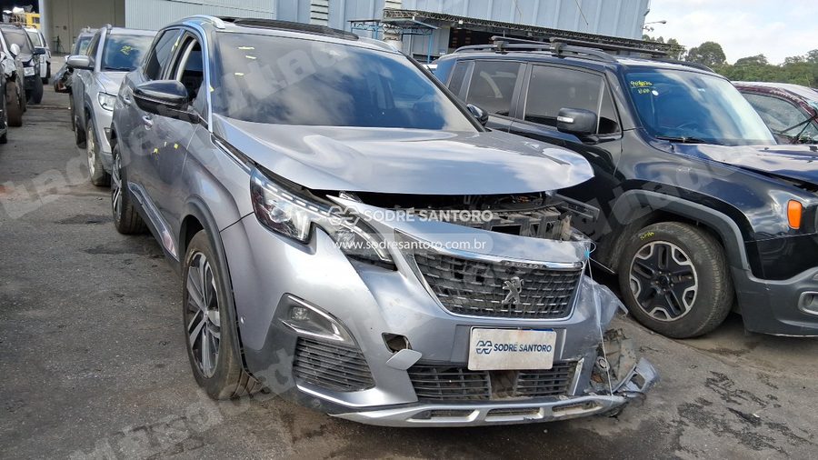 Peugeot 3008 Griffe At 2020 em leilão em Guarulhos/SP