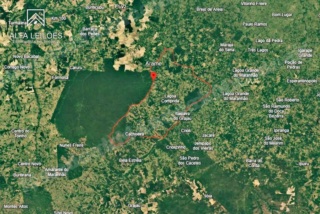Imovel rural em leilao em Arame/MA