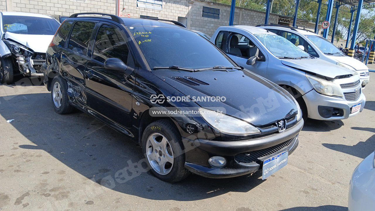 Peugeot 206 Sw14 Pres Fx 2008 em leilão em Monte Mor/SP