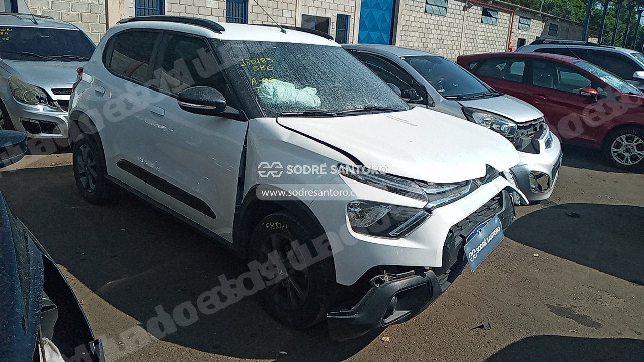 Citroen C3 Feel 1.0 2024 em leilao em Monte Mor/SP