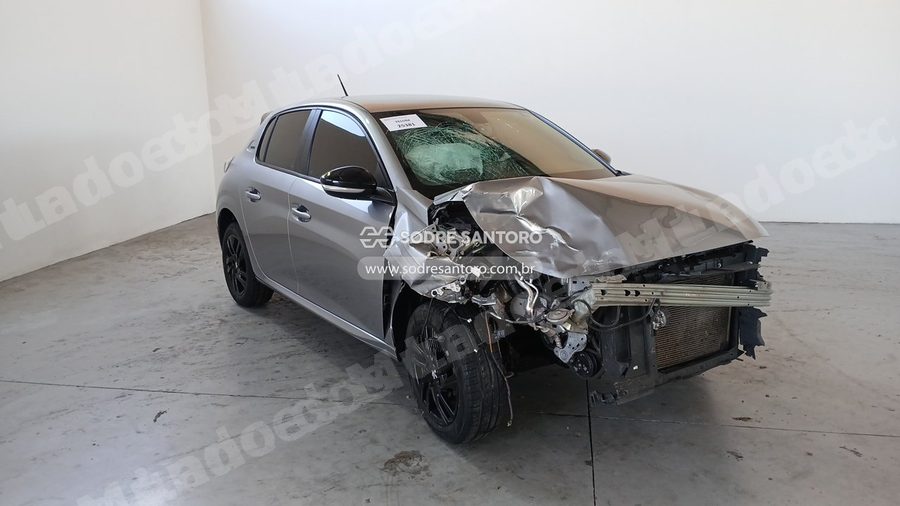 Peugeot 208 Style Mt 2024 em leilão em Caçapava/SP