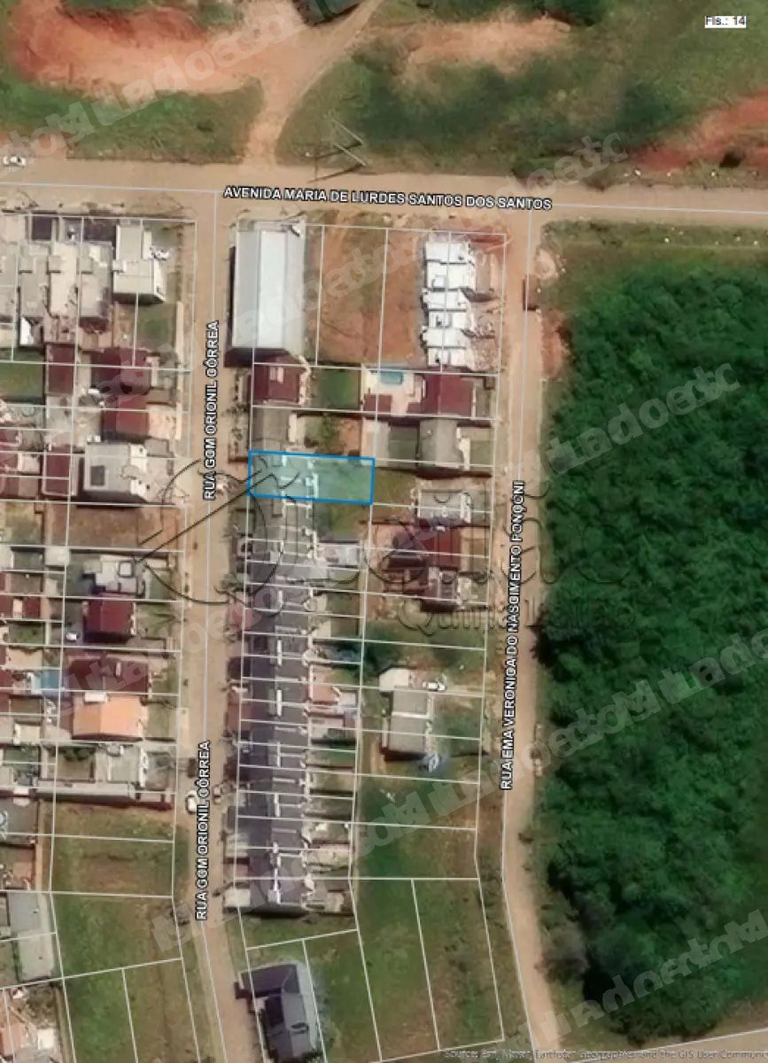 Terreno de 250 m2 em leilão em São Leopoldo/RS