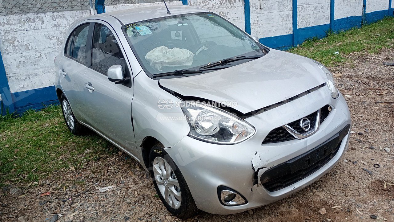 Nissan March 16Sv Cvt 2018 em leilão em São José dos Pinhais/PR