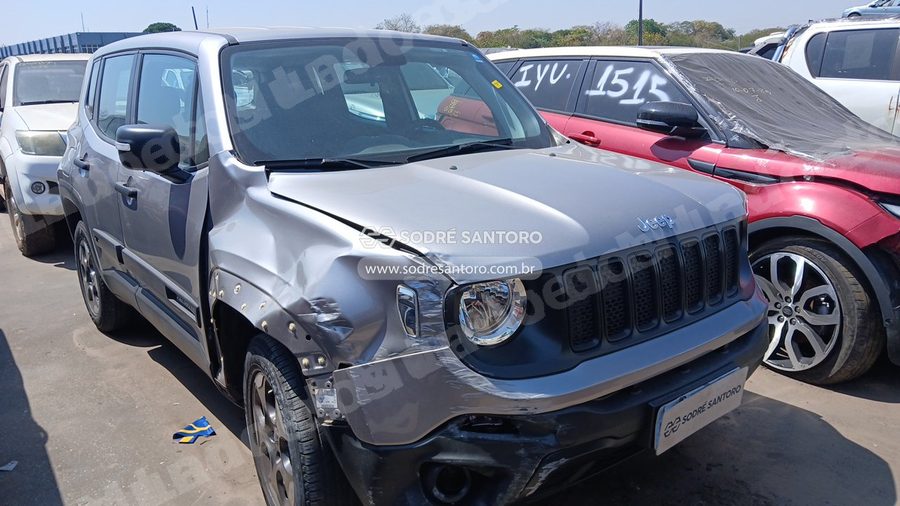 Jeep Renegade 1.8 At 2020 em leilão em Guarulhos/SP