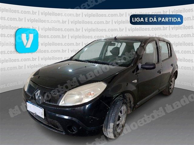 Renault Sandero 2008 em leilão em Ilhota/SC