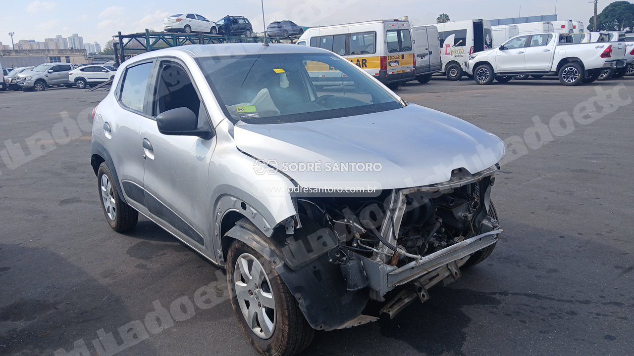 Renault Kwid Zen 10Mt 2018 em leilao em Brasil