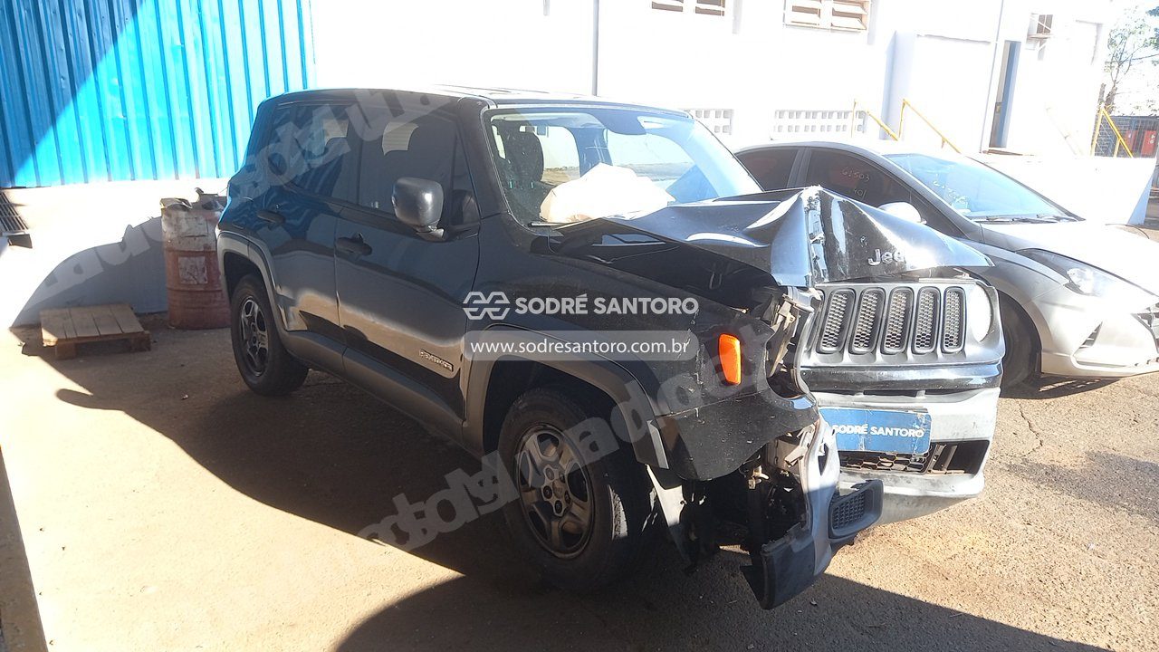 Jeep Renegade 1.8 At 2018 em leilao em Bauru/SP