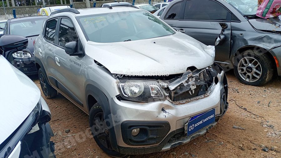 Renault Kwid Outsid 10Mt 2021 em leilão em São José dos Pinhais/PR