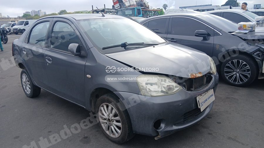Toyota Etios Sd Xls 2013 em leilão em Guarulhos/SP
