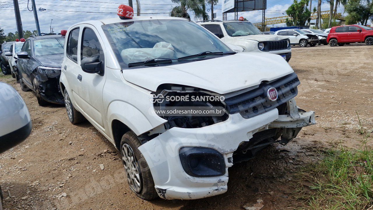 Fiat Uno Attractive 1.0 2020 em leilão em São José dos Pinhais/PR