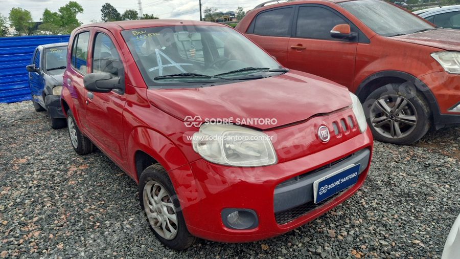 Fiat Uno Vivace 1.0 2014 em leilão em Sj. dos Pinhais/PR