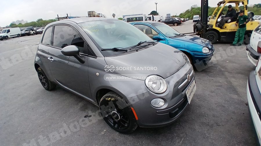 Fiat 500 Cult 2012 em leilão em Guarulhos/SP
