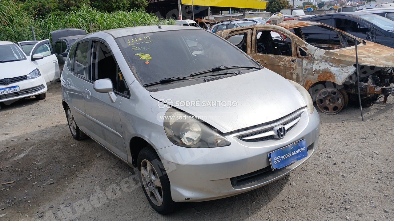 Honda Fit Lx 2007 em leilao em Guarulhos/SP