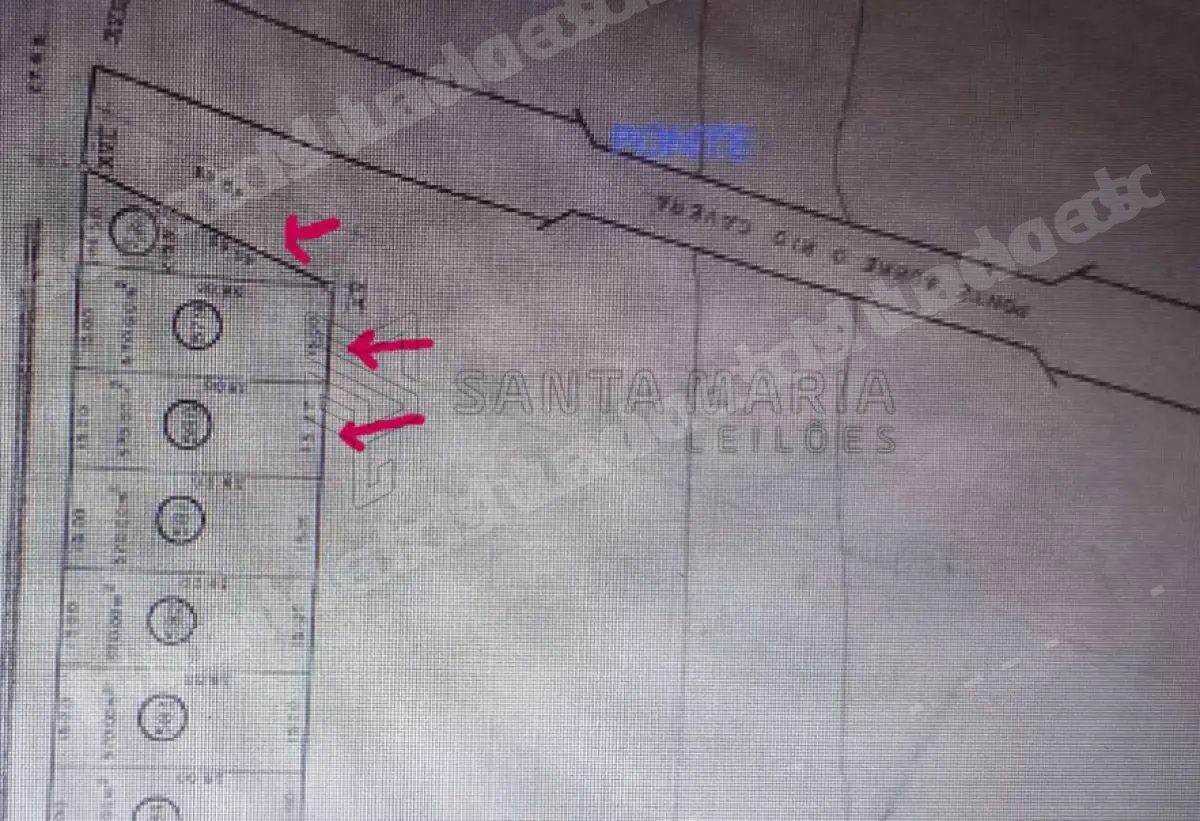 Terreno de 276 m2 em leilao em Alegrete/RS