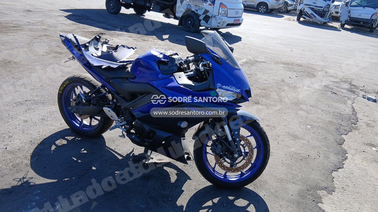Yamaha Yzf R3 Abs 2025 em leilao em Brasil