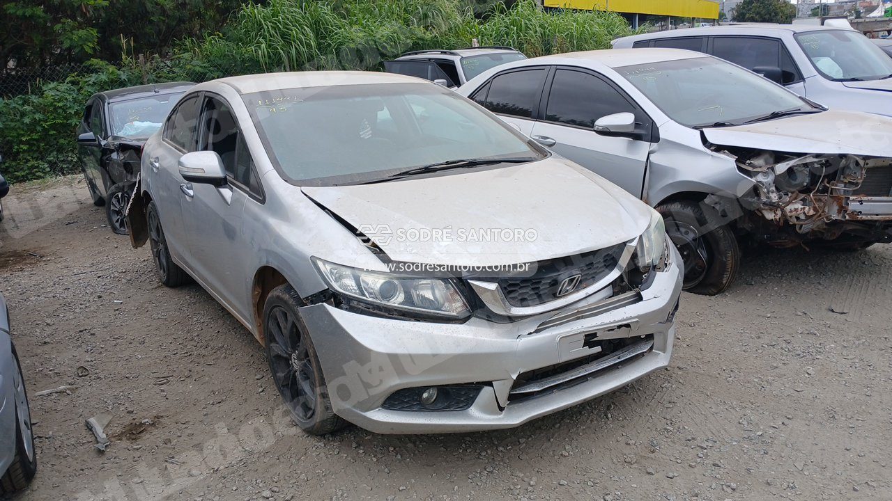 Honda Civic Lxr 2015 em leilão em Guarulhos/SP
