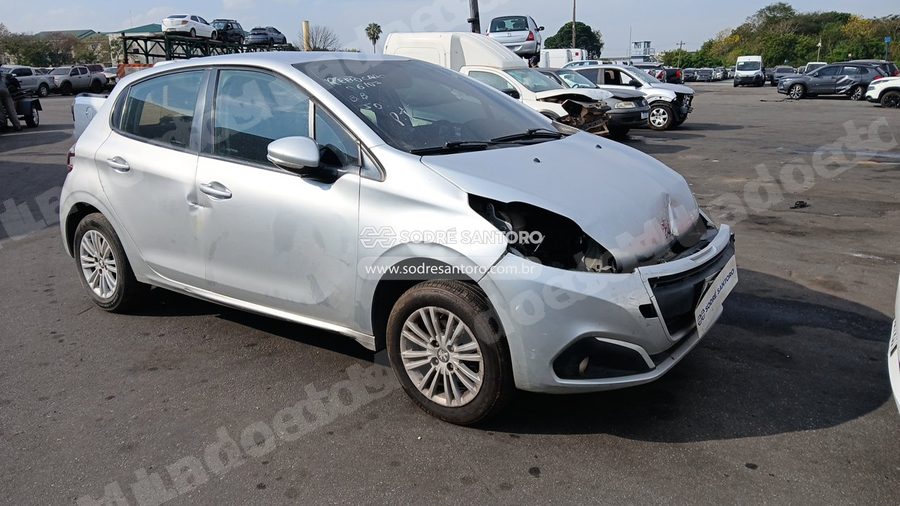 Peugeot 208 Act Pack Mt 2018 em leilão em Guarulhos/MT