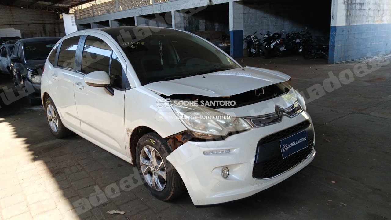 Citroen C3 90M Tendance 2013 em leilao em Ribeirão Preto/SP